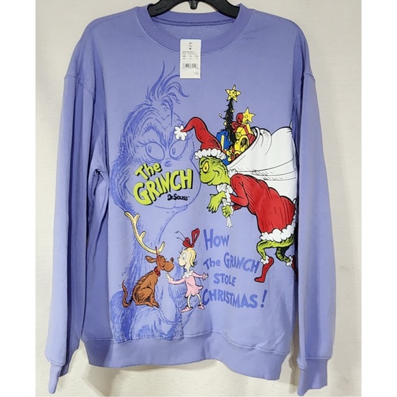 the grinch Tops - The Grinch '' How the grinch stole Christmas!'' XXS sweatshirt